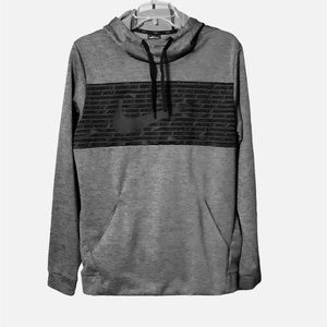 Nike HoodieTherma Training Pullover Men Medium Swoosh Gray